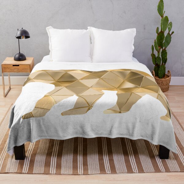 Item preview, Geometric Golden Bear designed and sold by amersoliman.