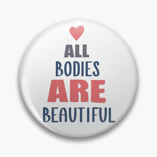 Item preview, 'All bodies are beautiful' phrase designed and sold by Lelisdtp.
