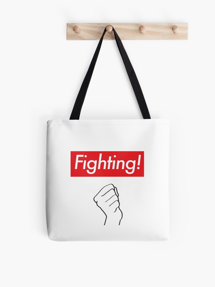 Fighting Hwaiting Korean Saying Fist Strong Power Korean Culture Sticker  for Sale by ibeargifts