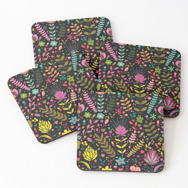 Item preview, leaf pattern, colored leaves, brightly colored leaves, fluorescent colored leaves, fun leaves designed and sold by angelescar.