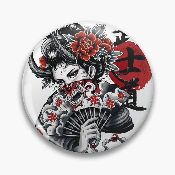 Item preview, Japanese Geisha Girl Vaporwave Cyberpunk Popart Urban Style designed and sold by OWLvision33.