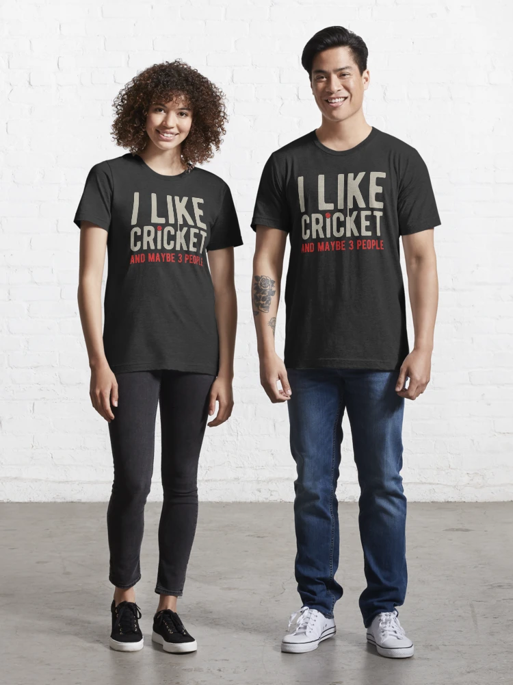 Funny Cricket Essential T Shirt for Sale by artworkbyrihen Redbubble