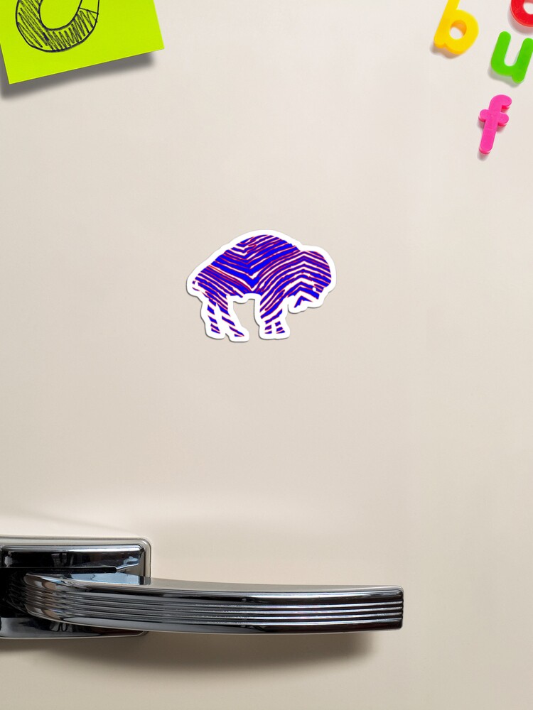 Buffalo Bills - Retro Die Cut Logo Magnet at Sticker Shoppe