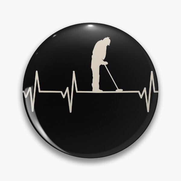 Item preview, Metal Detecting Heartbeat Pulse Gift For Metal Detectors designed and sold by JokeGysen.