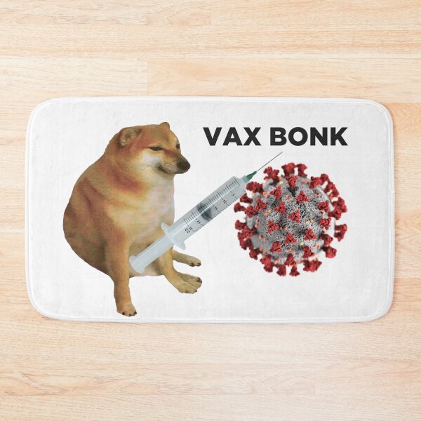 Item preview, Cheems Vax Bonk designed and sold by UncleApo.