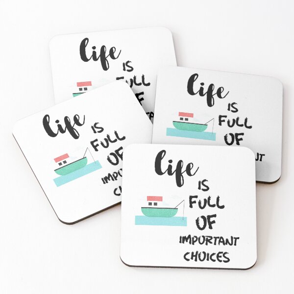 Item preview, Life is Full of Important Choices BOATING designed and sold by DiscGolfTees.