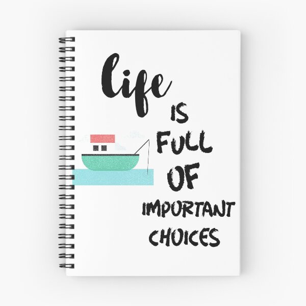 Item preview, Life is Full of Important Choices BOATING designed and sold by DiscGolfTees.