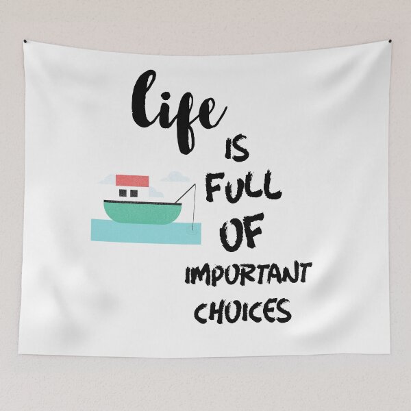 Item preview, Life is Full of Important Choices BOATING designed and sold by DiscGolfTees.