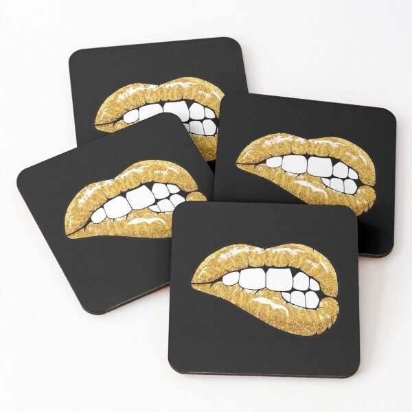 Item preview, Golden lips designed and sold by AlexGolyakov.
