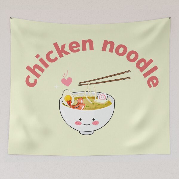 Item preview, Tallarines de pollo, ramen kawaii designed and sold by arorar.