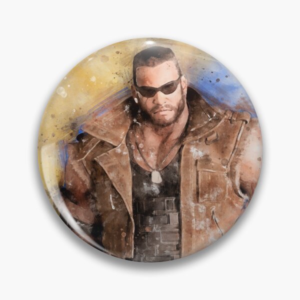 Item preview, Barret Wallace - Final Fantasy 7 watercolor designed and sold by PetsArt.