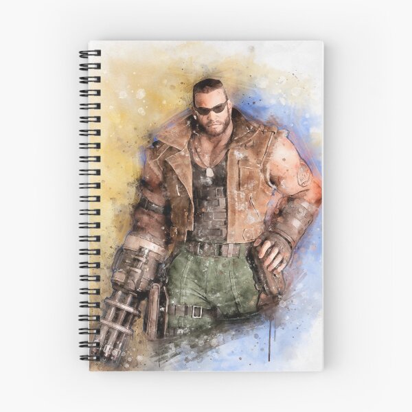 Item preview, Barret Wallace - Final Fantasy 7 watercolor designed and sold by PetsArt.