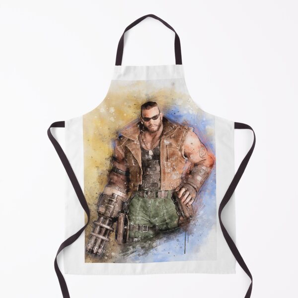 Item preview, Barret Wallace - Final Fantasy 7 watercolor designed and sold by PetsArt.