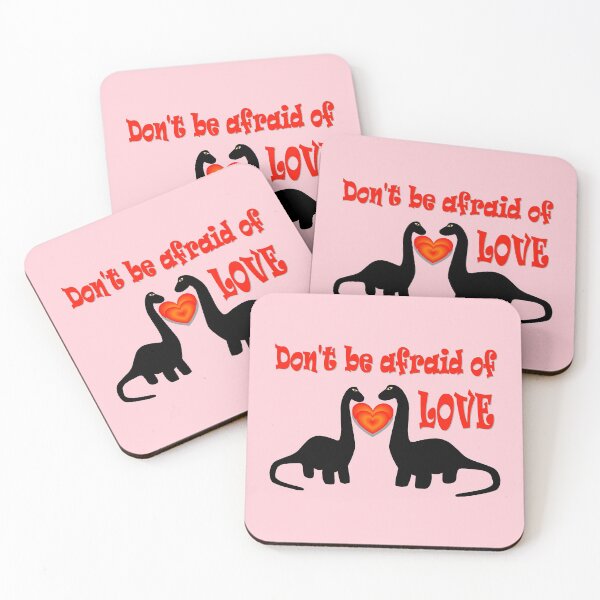 Item preview, A pair of dinos, don't be afraid to LOVE designed and sold by helenkaiy.