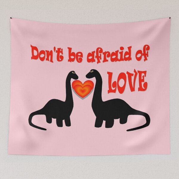 Item preview, A pair of dinos, don't be afraid to LOVE designed and sold by helenkaiy.