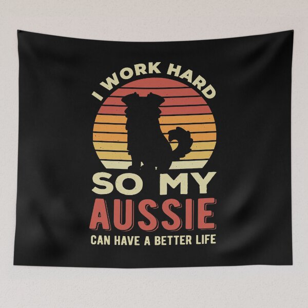 Item preview, Funny Australian Shepherd designed and sold by artworkbyrihen.