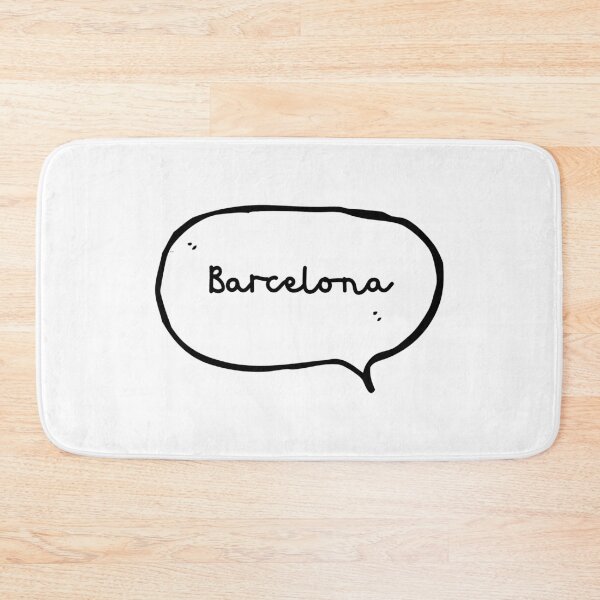Item preview, Barcelona - Hand-write Hand-drawn Speech Bubble designed and sold by CityCollection.