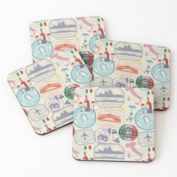 Item preview, Travel Destinations - Passport stamps - Venice theme designed and sold by studio838.