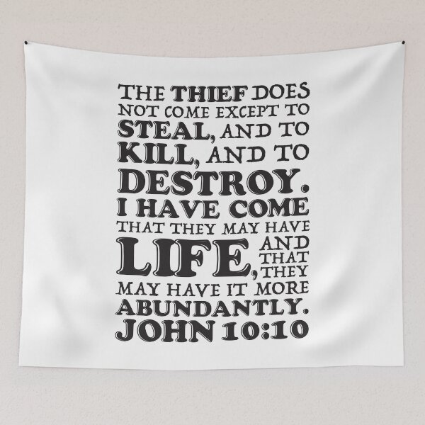 Item preview, John 10:10 Steal Kill Destroy designed and sold by plushism.