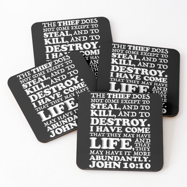 Item preview, John 10:10 Steal Kill Destroy designed and sold by plushism.