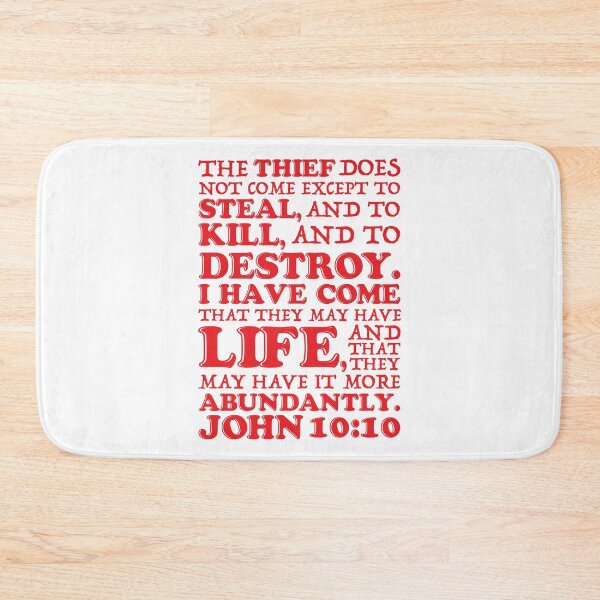 Item preview, John 10:10 Steal Kill Destroy designed and sold by plushism.