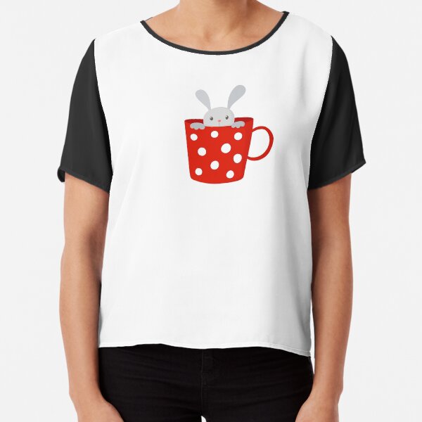 Bunny in cup Chiffon Top