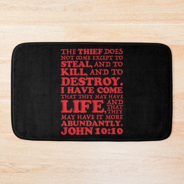 Item preview, John 10:10 Steal Kill Destroy designed and sold by plushism.