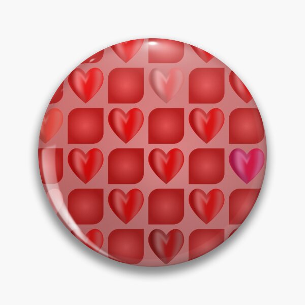 Item preview, Checkered pink background with hearts designed and sold by Iryna Pakhomova.
