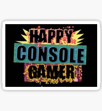 Happy Console Gamer Sticker
