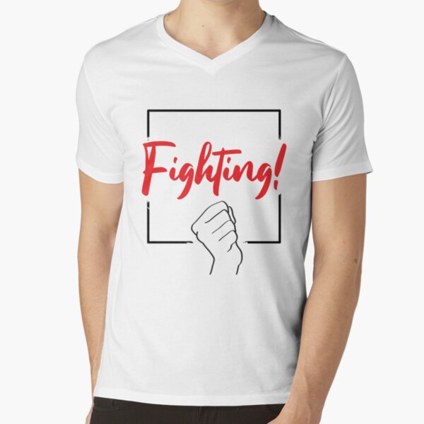 Red Fighting Hwaiting Korean Saying Fist Strong Power Korean Culture  Script Sticker for Sale by ibeargifts