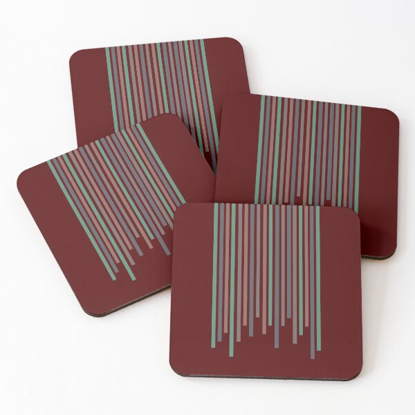 Item preview, Pastel Bars (Maroon Red) designed and sold by Petra Rosa.