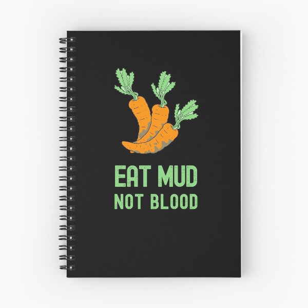 Item preview, Eat mud not blood Vegan designed and sold by PlantDemia.