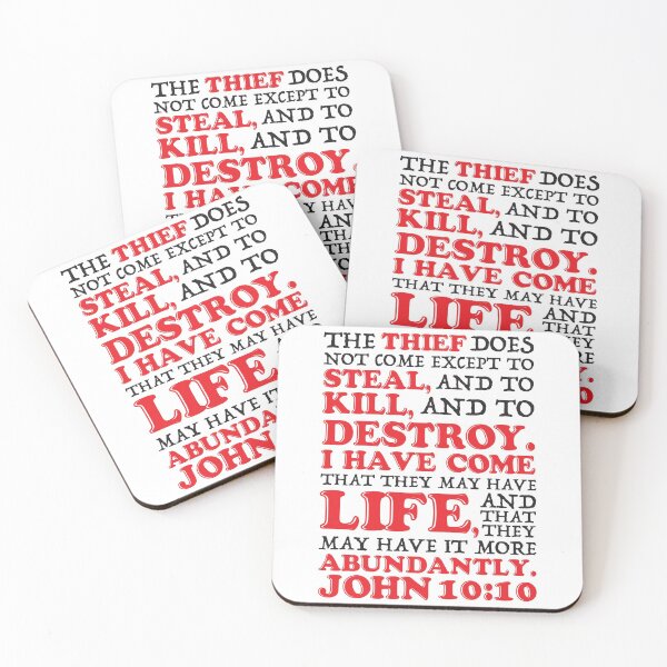Item preview, John 10:10 Steal Kill Destroy designed and sold by plushism.