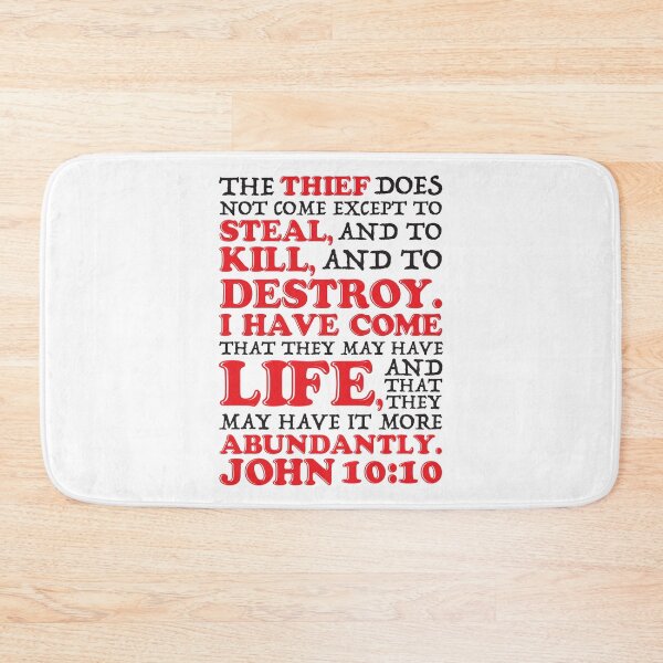 Item preview, John 10:10 Steal Kill Destroy designed and sold by plushism.