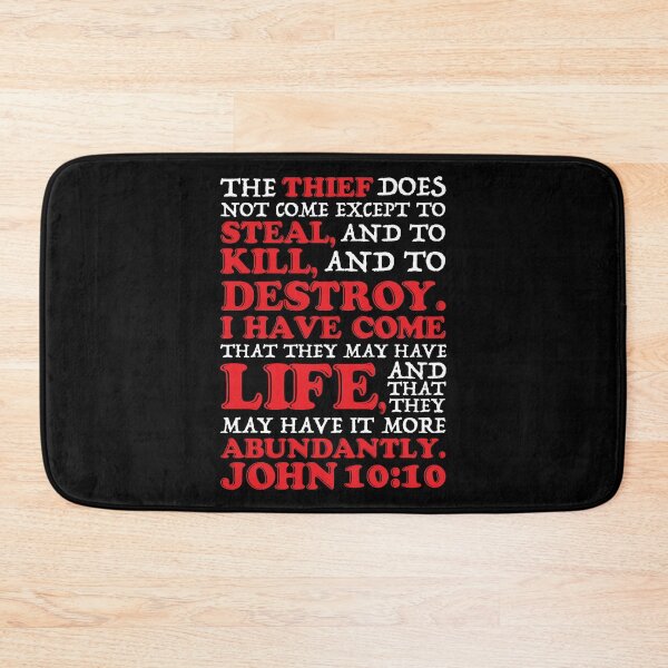 Item preview, John 10:10 Steal Kill Destroy designed and sold by plushism.