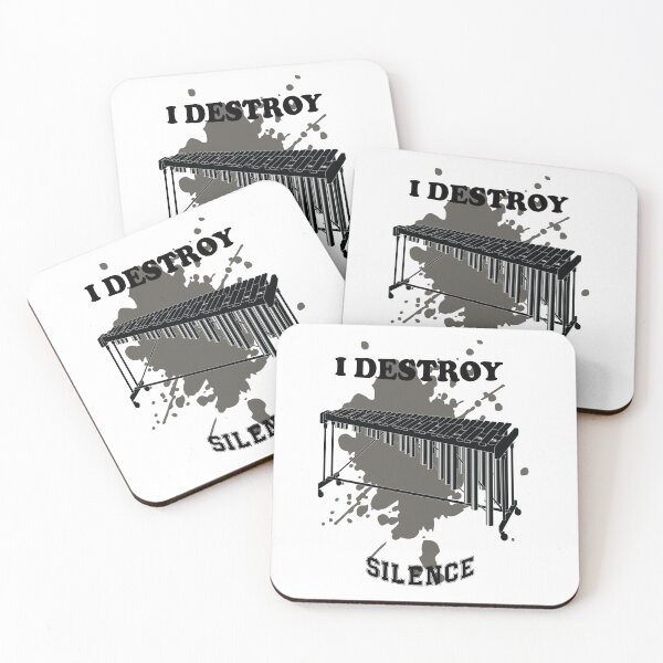 Item preview, I destroy silence Vibraphone gift  designed and sold by Maystro-design.