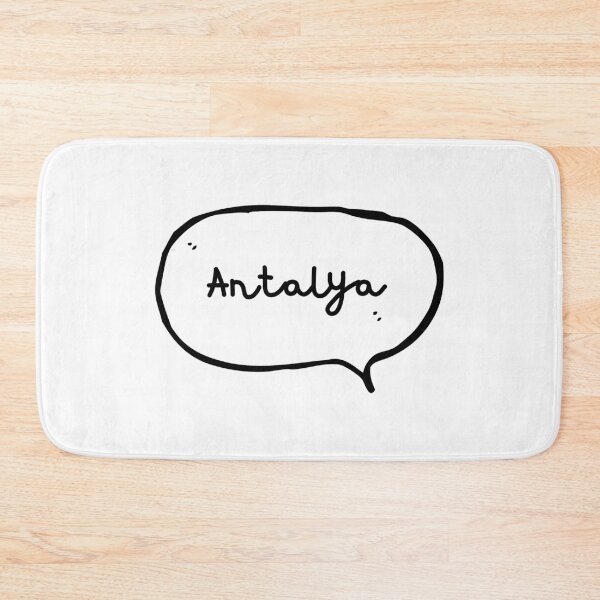 Item preview, Antalya - Hand-write Hand-drawn Speech Bubble designed and sold by CityCollection.