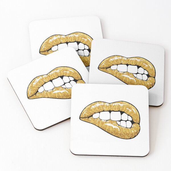 Item preview, Golden lips designed and sold by AlexGolyakov.