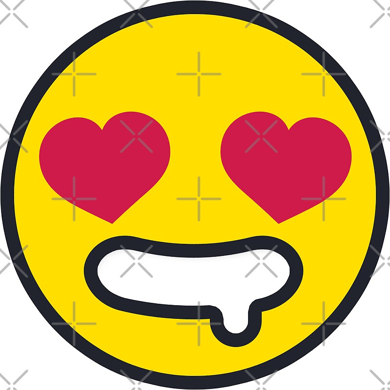 "Simple Emojis In Love" Stickers by archanor Redbubble