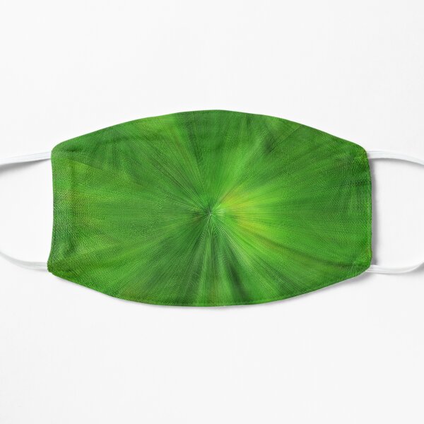 Green Abstract Flat Mask