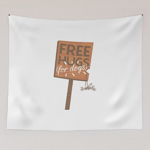 Item preview, Free Hugs (for dogs) designed and sold by thepetcellar.