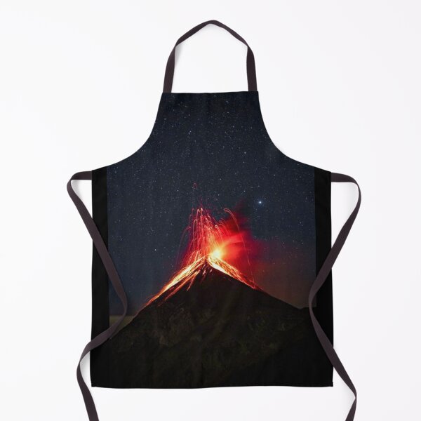 Item preview, Volcano erupting in the night designed and sold by AnthonyVdV.