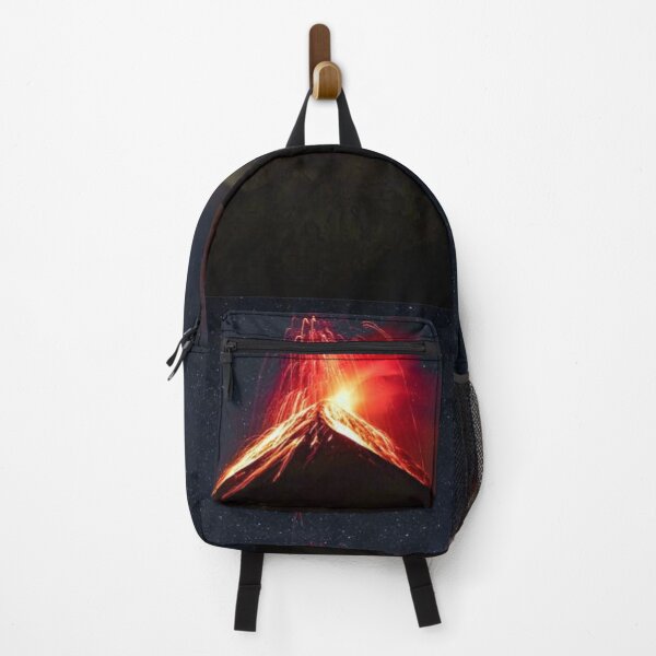 Item preview, Volcano erupting in the night designed and sold by AnthonyVdV.