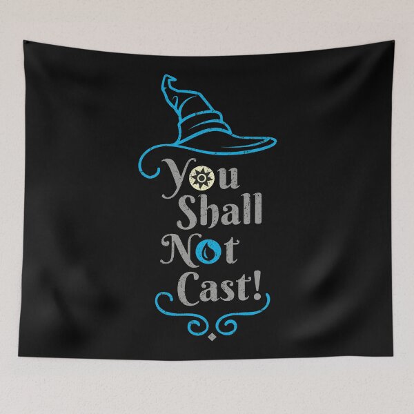 Item preview, You shall not cast! designed and sold by kalihor.