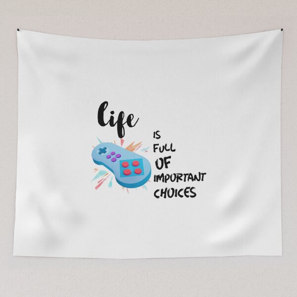 Item preview, Life is Full of Important Choices Video Games designed and sold by DiscGolfTees.
