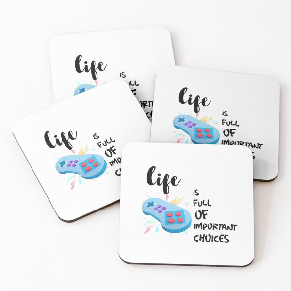 Item preview, Life is Full of Important Choices Video Games designed and sold by DiscGolfTees.