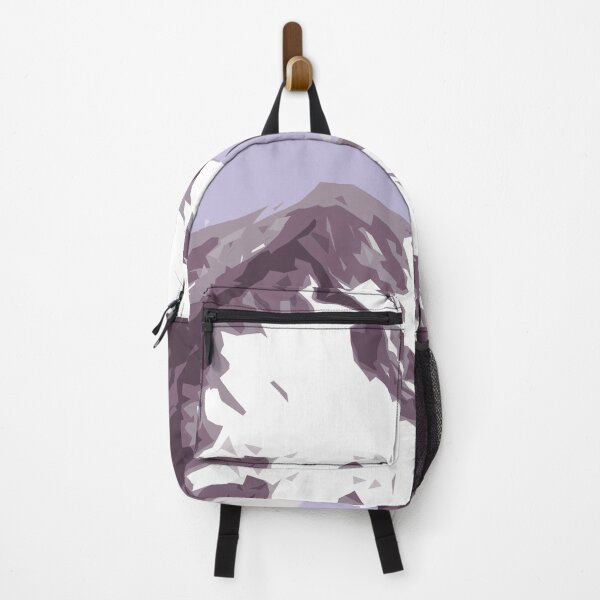 Item preview, Purple Mountains Snow Alps Nature Illustration - Landscape designed and sold by MadandMean.