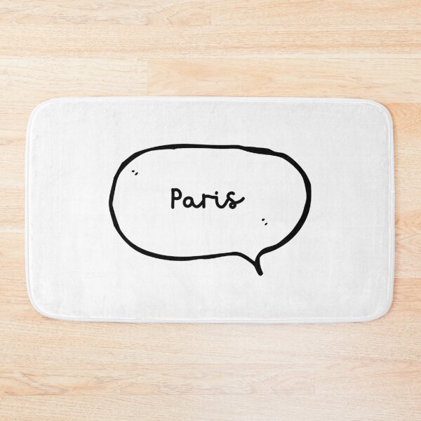Item preview, Paris - Hand-write Hand-drawn Speech Bubble designed and sold by CityCollection.