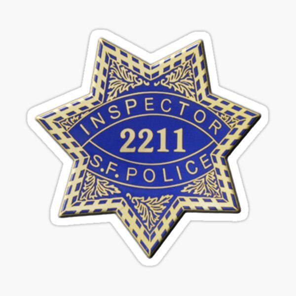 San Francisco Police Inspector Sticker