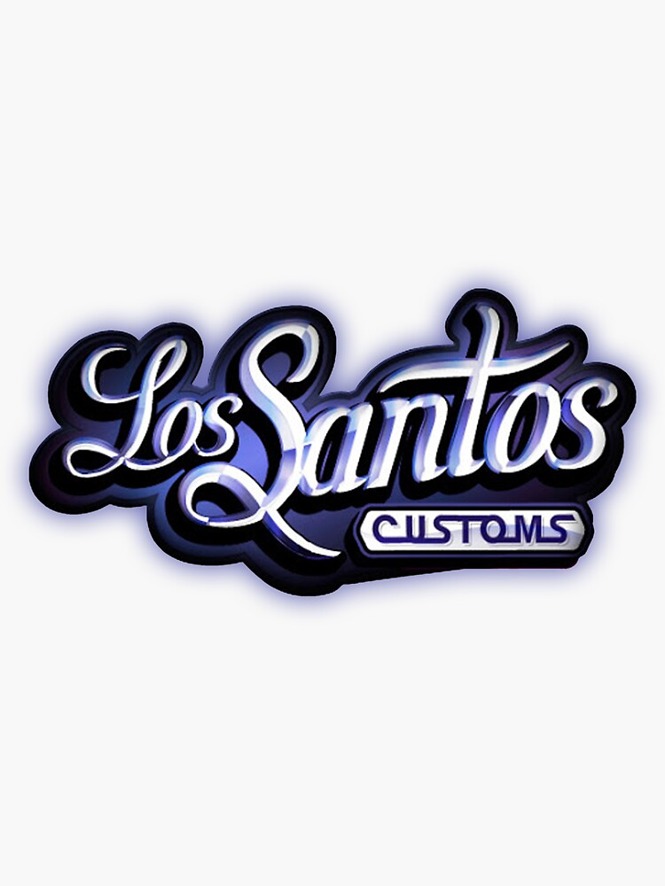Los Santos Customs Grand Theft Auto GTA V Sticker Size 14 CM Oracal Germany